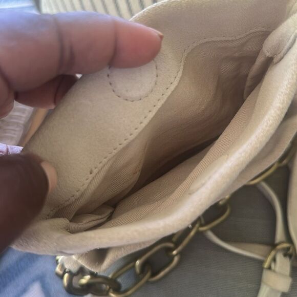 Free People Charlie Chain Crossbody Beige - Picture 9 of 12